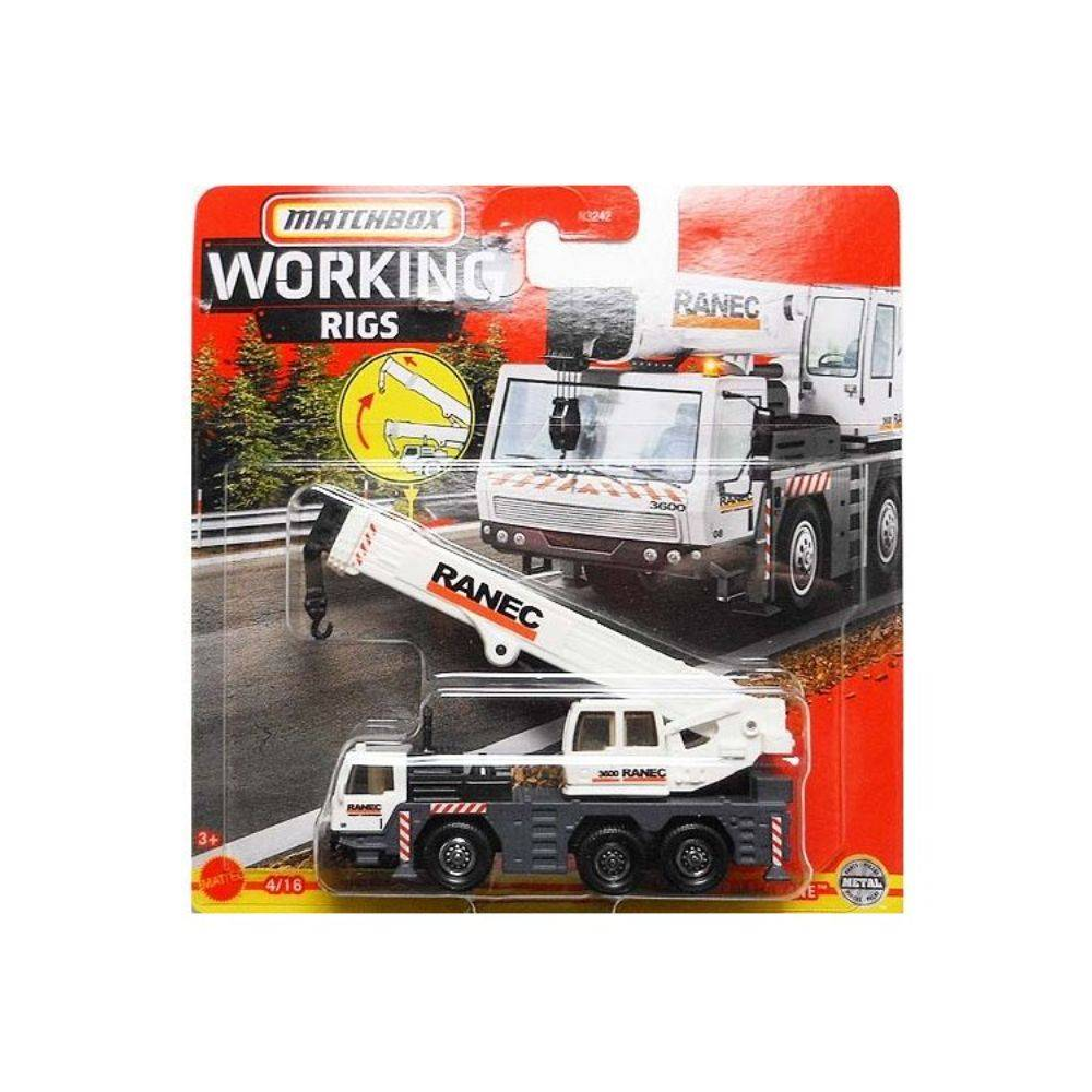 Mattel Matchbox - Working Rigs, Mbx Mobile Crane GWG38 (N3242)