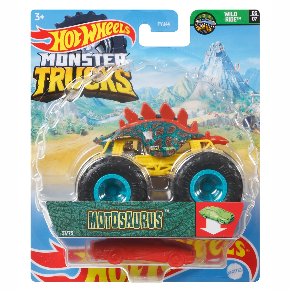 Mattel Hot Wheels - Monster Trucks, Wild Ride Motosaurus GWK17 (FYJ44)