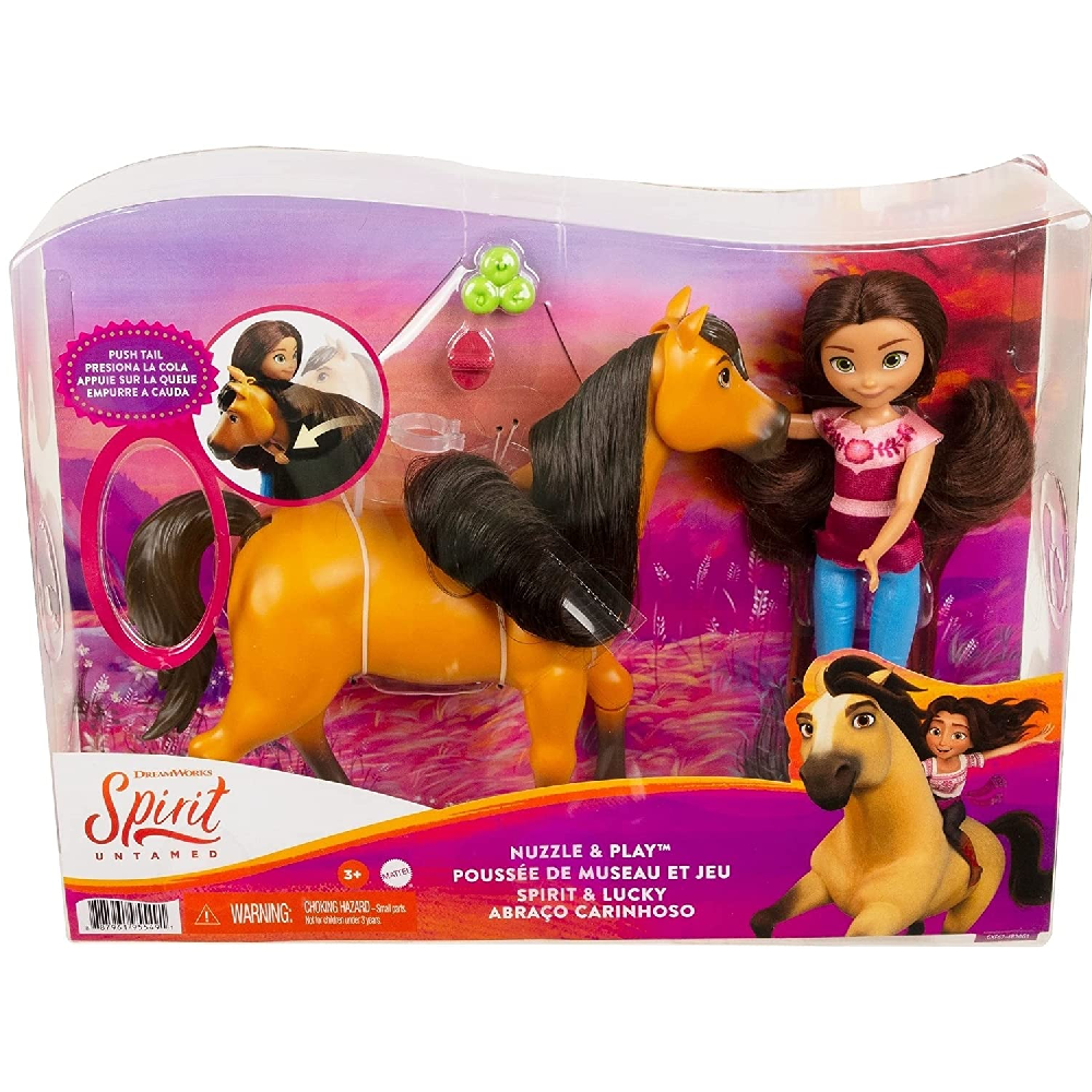 Mattel Spirit - Σετ Άλογο Με Κούκλα, Lucky & Spirit GXF67