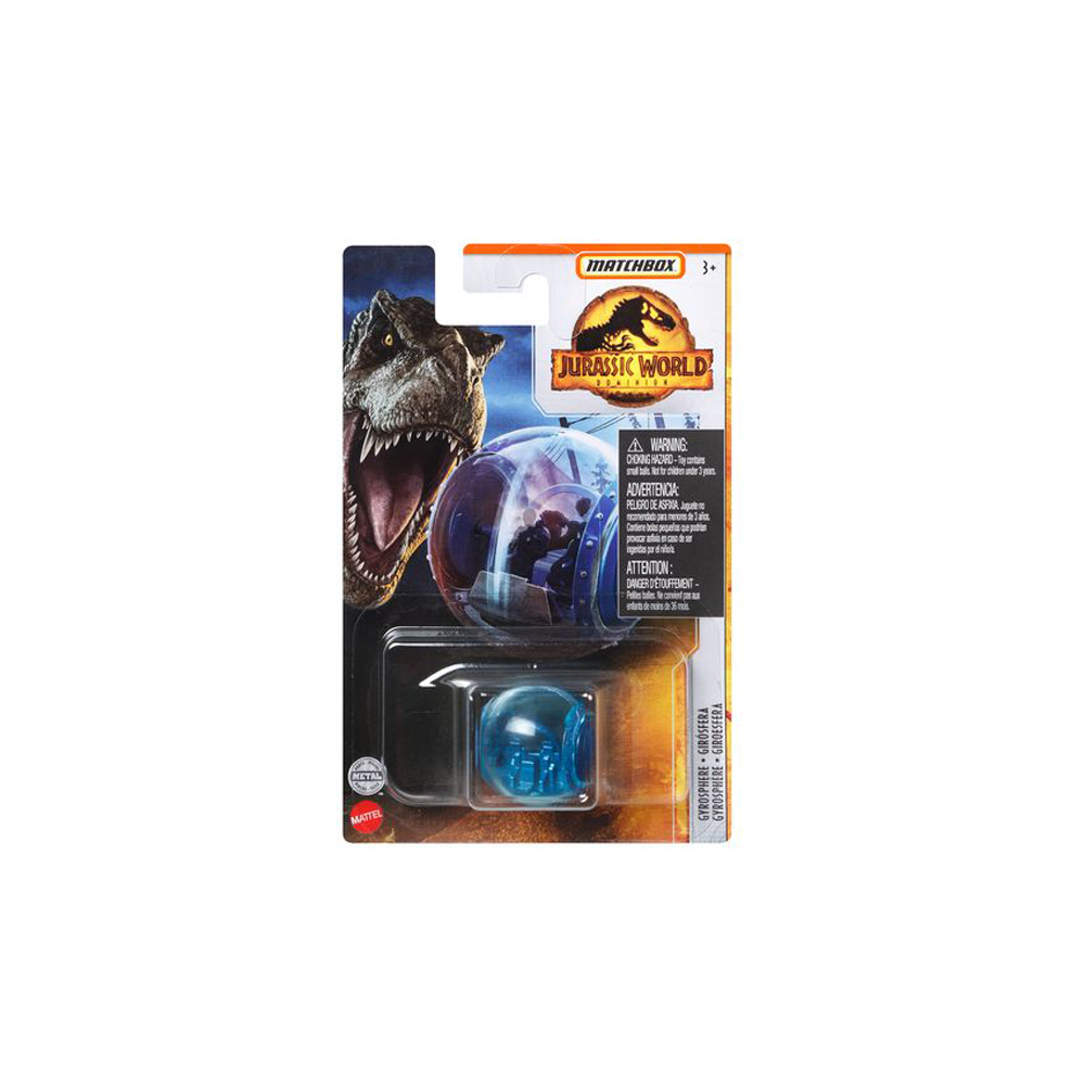 Mattel Matchbox - Αυτοκινητάκια Jurassic World, Gyrosphere HBH00 (FMW90)