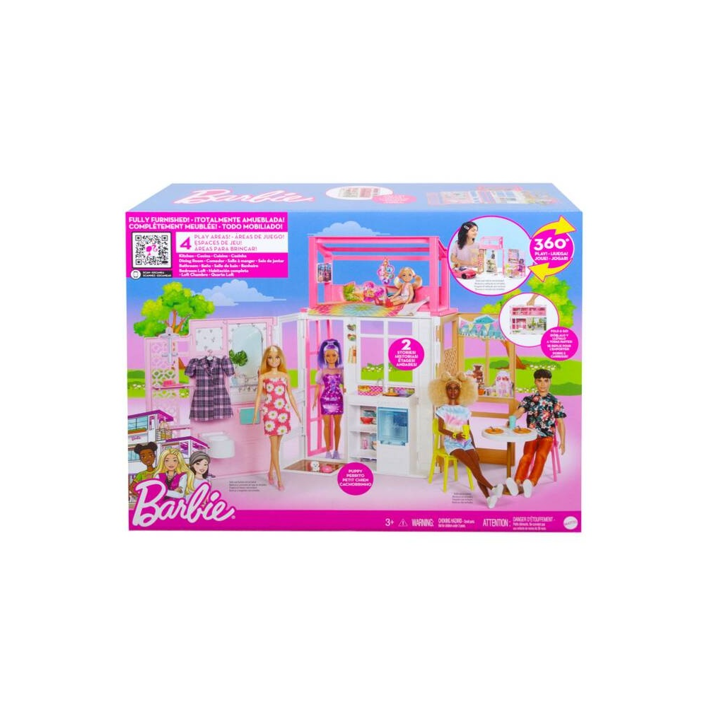 Mattel Barbie - Σπιτάκι - Βαλιτσάκι HCD47