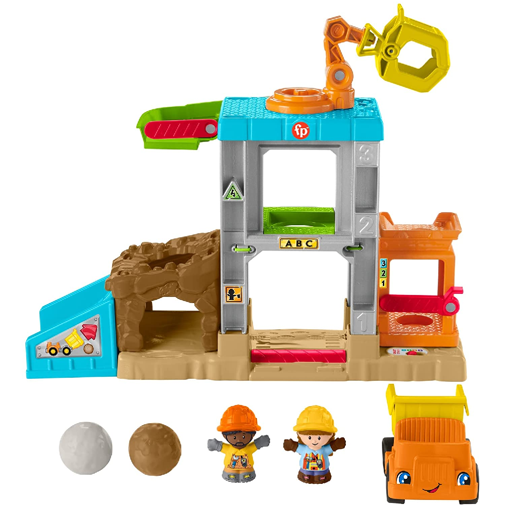 Fisher Price - Little People, Εργοτάξιο Σετ Παιχνιδιού Με Ήχους HCJ64