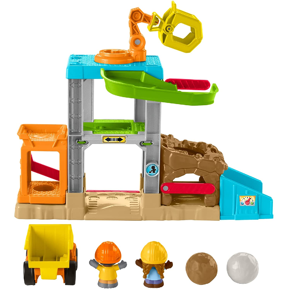 Fisher Price - Little People, Εργοτάξιο Σετ Παιχνιδιού Με Ήχους HCJ64