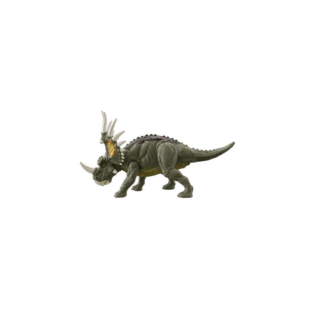 Mattel Jurassic World - Βασική Φιγούρα Δεινοσαύρων Με Σπαστά Μέλη, Fierce Force, Styracosaurus HCL87 (GWN31)