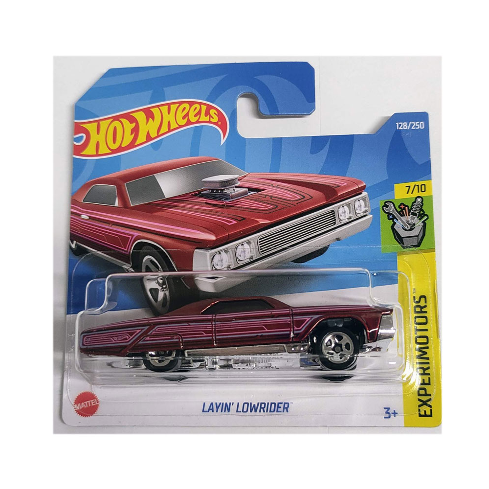 Mattel Hot Wheels - Αυτοκινητάκια Experimotors, Layin΄ Lowrider (7/10) HCT39 (5785)