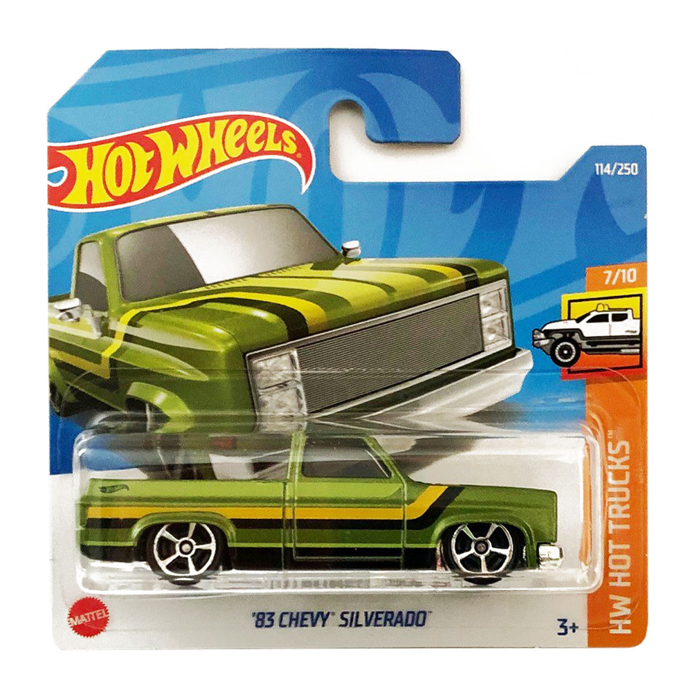 Mattel Hot Wheels - Αυτοκινητάκια HW Hot Trucks, '83 Chevy Silverado (7/10) HCV33 (5785)