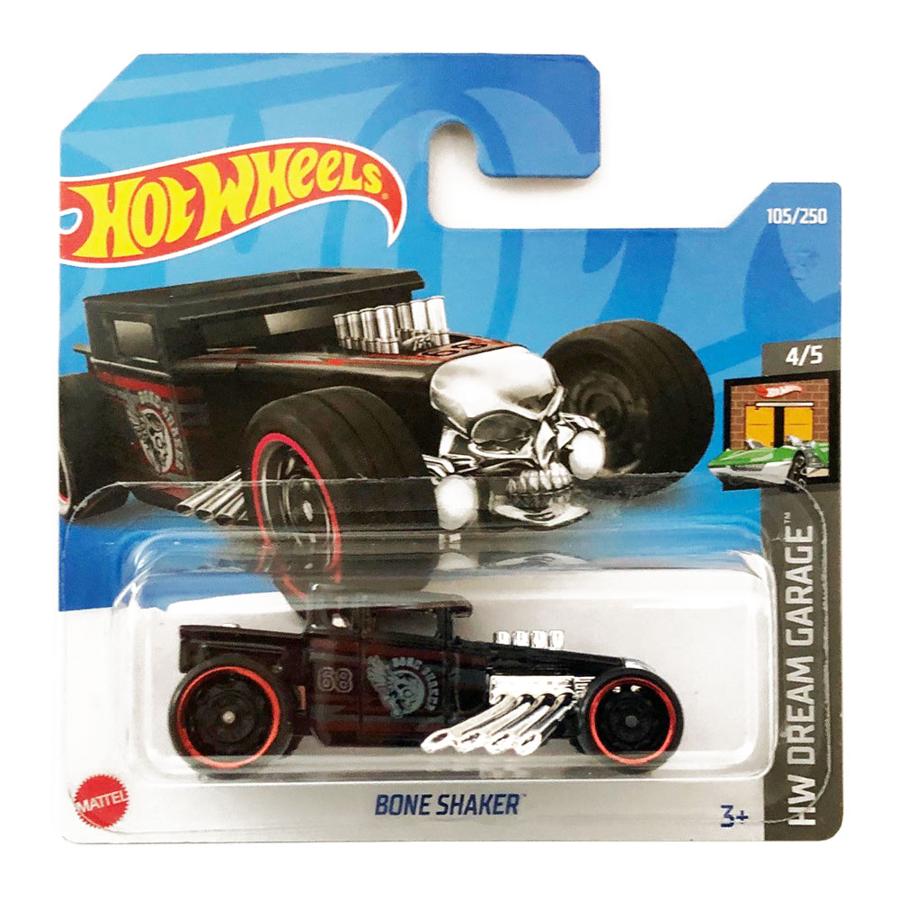 Mattel Hot Wheels - Αυτοκινητάκια HW Dream Garage, Bone Shaker (4/5) HCV43 (5785)