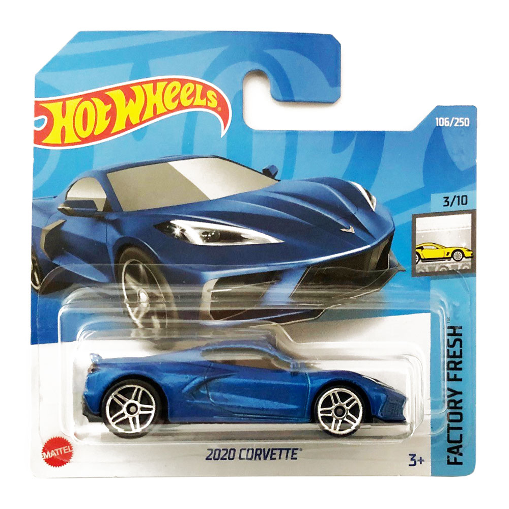 Mattel Hot Wheels - Αυτοκινητάκια Factory Fresh, 2020 Corvette (3/10) HCW39 (5785)