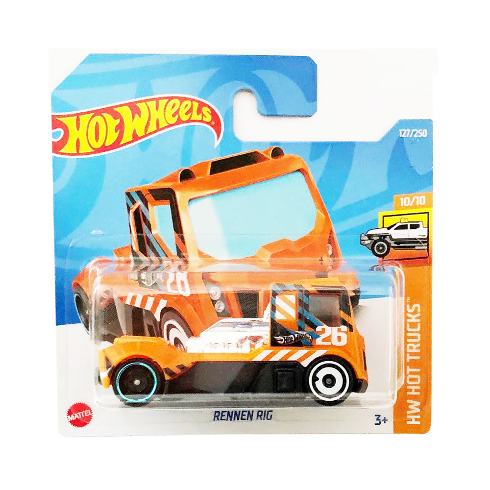 Mattel Hot Wheels - Αυτοκινητάκια HW Hot Trucks, Rennen Rig (10/10) HCW42 (5785)
