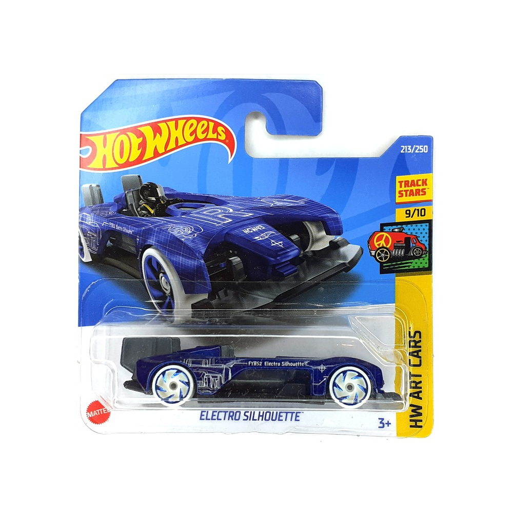 Mattel Hot Wheels - Αυτοκινητάκι HW Art Cars, Electro Silhouette (9/10) HCW43 (5785)