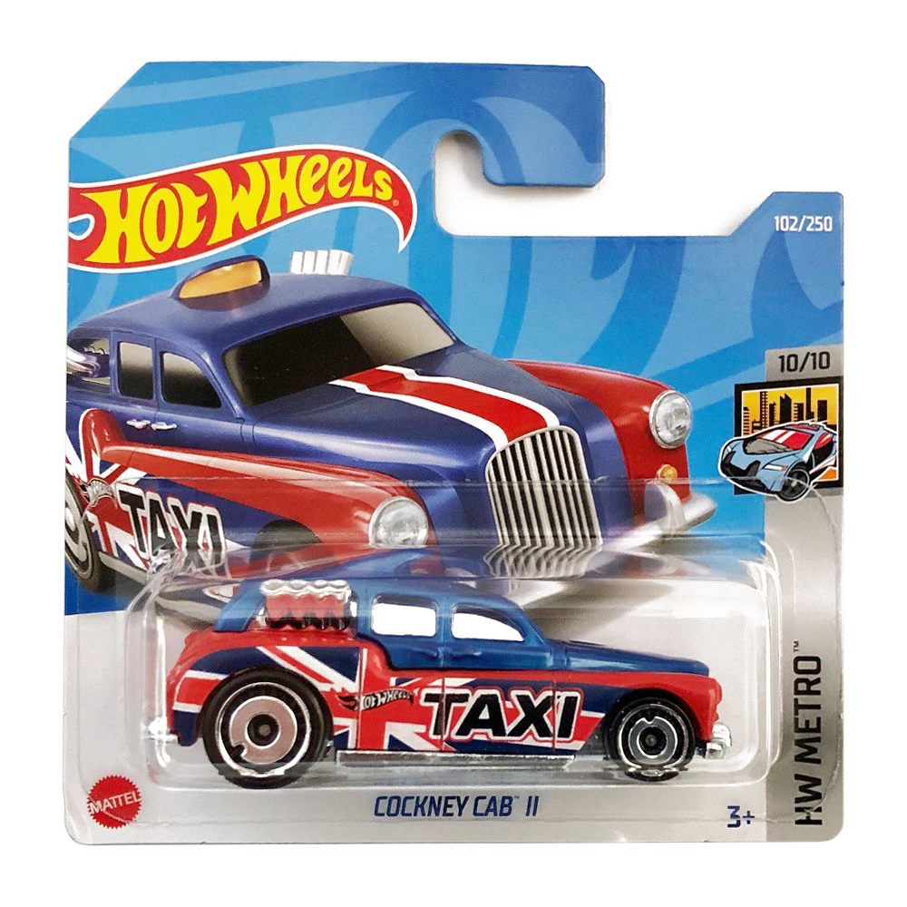 Mattel Hot Wheels - Αυτοκινητάκια HW Metro, Cockney Cab II (10/10) HCW55 (5785)