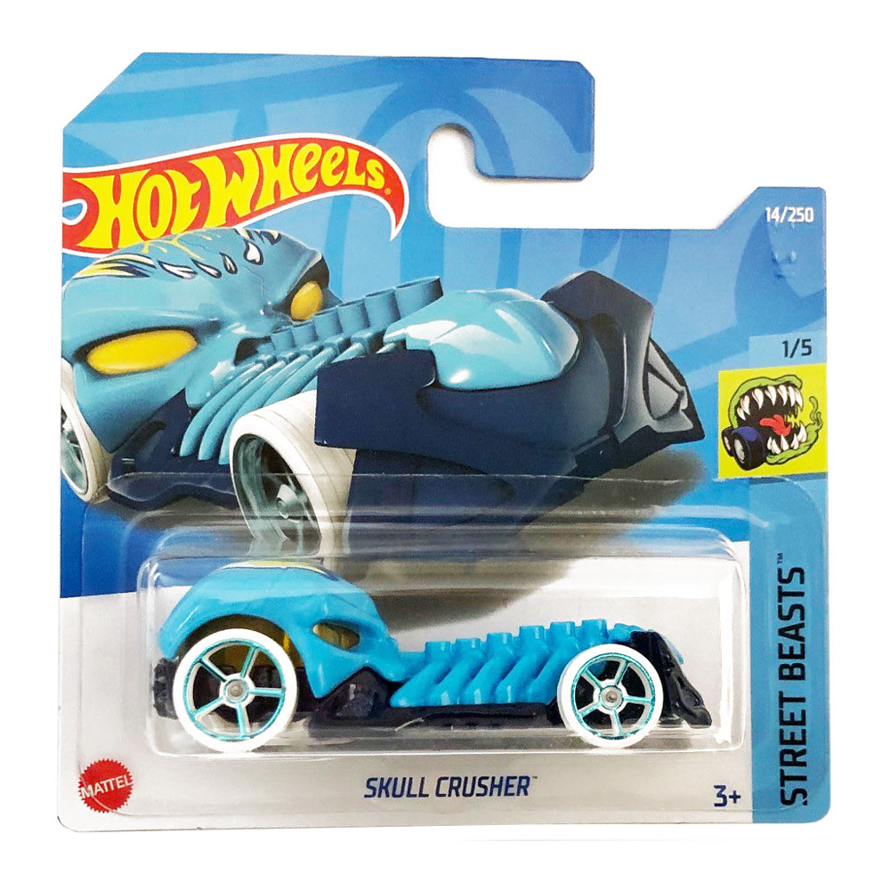 Mattel Hot Wheels - Αυτοκινητάκια Street Beasts, Skull Crusher (1/5) HCW75 (5785)