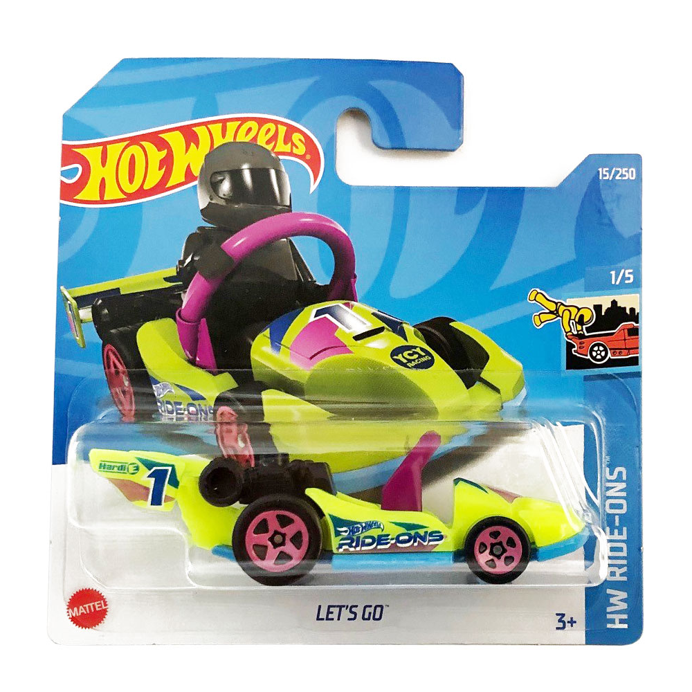 Mattel Hot Wheels - Αυτοκινητάκια HW Ride-Ons, Let's Go (1/5) HCW76 (5785)