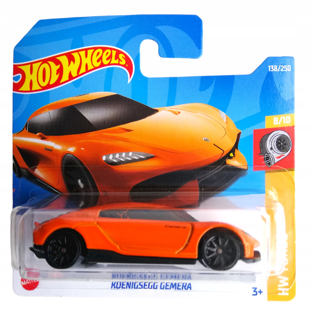 Mattel Hot Wheels - Αυτοκινητάκι HW Turbo, Koenigsegg Gemera (8/10) HCX35 (5785)