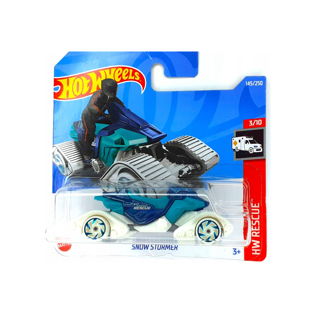Mattel Hot Wheels - Αυτοκινητάκι HW Rescue, Snow Stormer (3/10) HCX47 (5785)