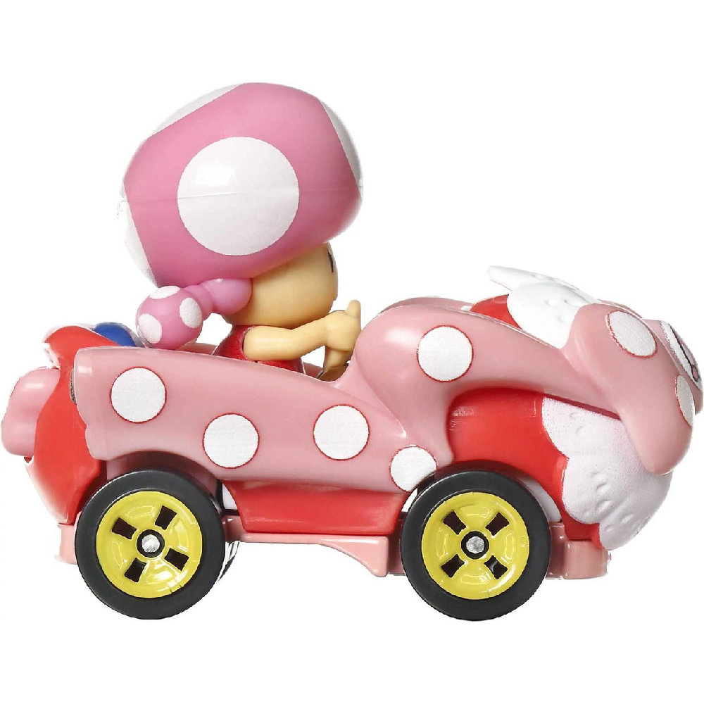 Mattel Hot Wheels - Mario Kart, Toadette (Birhtday Girl) HDB26 (GBG25)