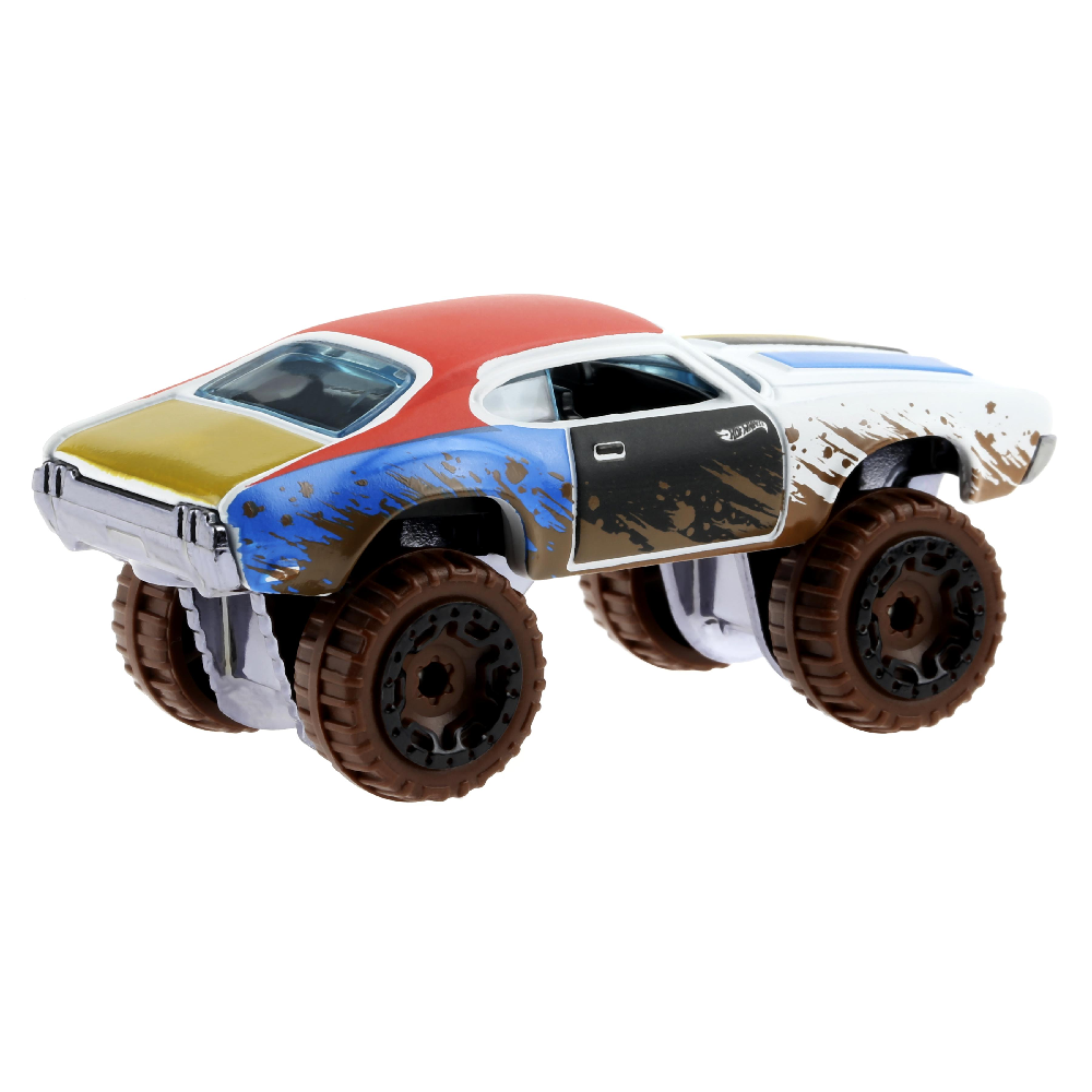 Mattel Hot Wheels - Αυτοκινητάκια, Αυτοκινητοβιομηχανίες, Mud Runners, Olds 442 W-30 HDH09 (HFW36)