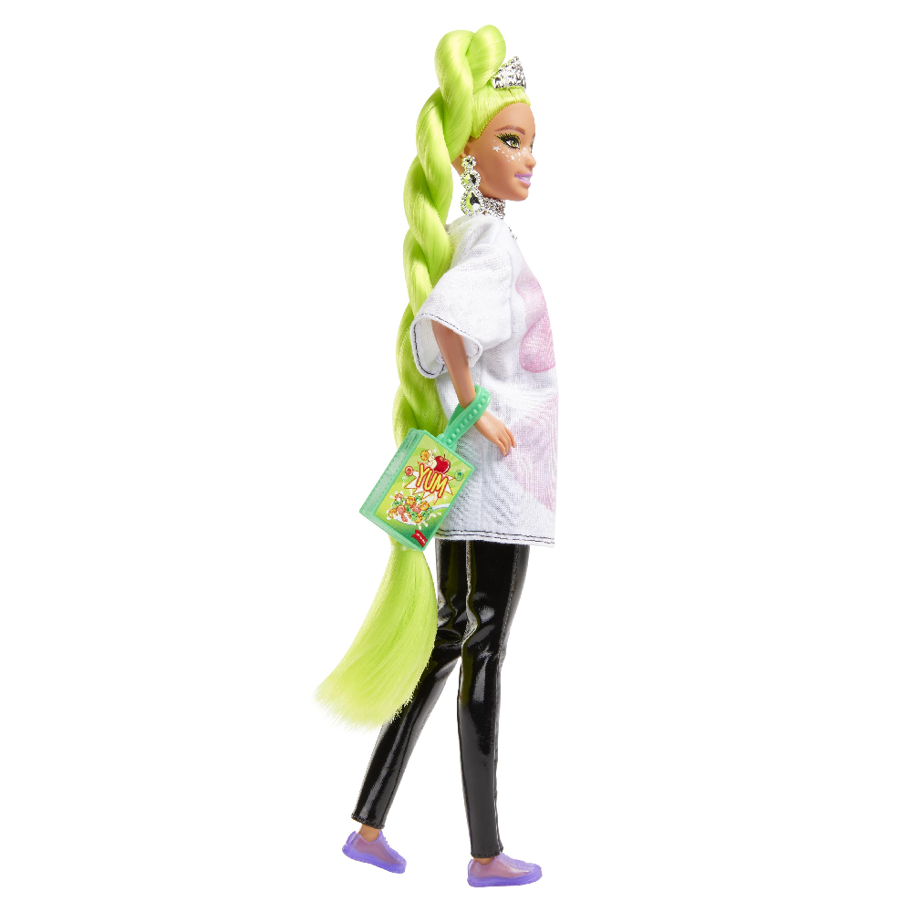 Mattel Barbie - Extra Doll, Neon Green Hair HDJ44 (GRN27)