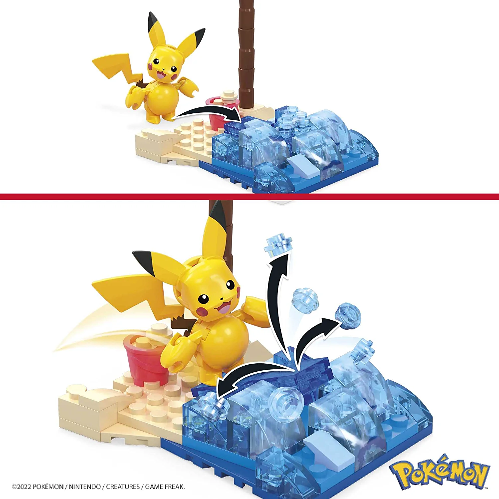 Mattel - Mega Pokemon, Pikachu Beach Splash HDL76 (HDL75)