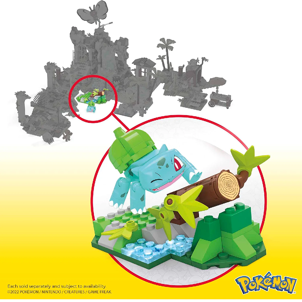 Mattel - Mega Pokemon, Bulbasaur Forest Trek HDL77 (HDL75)