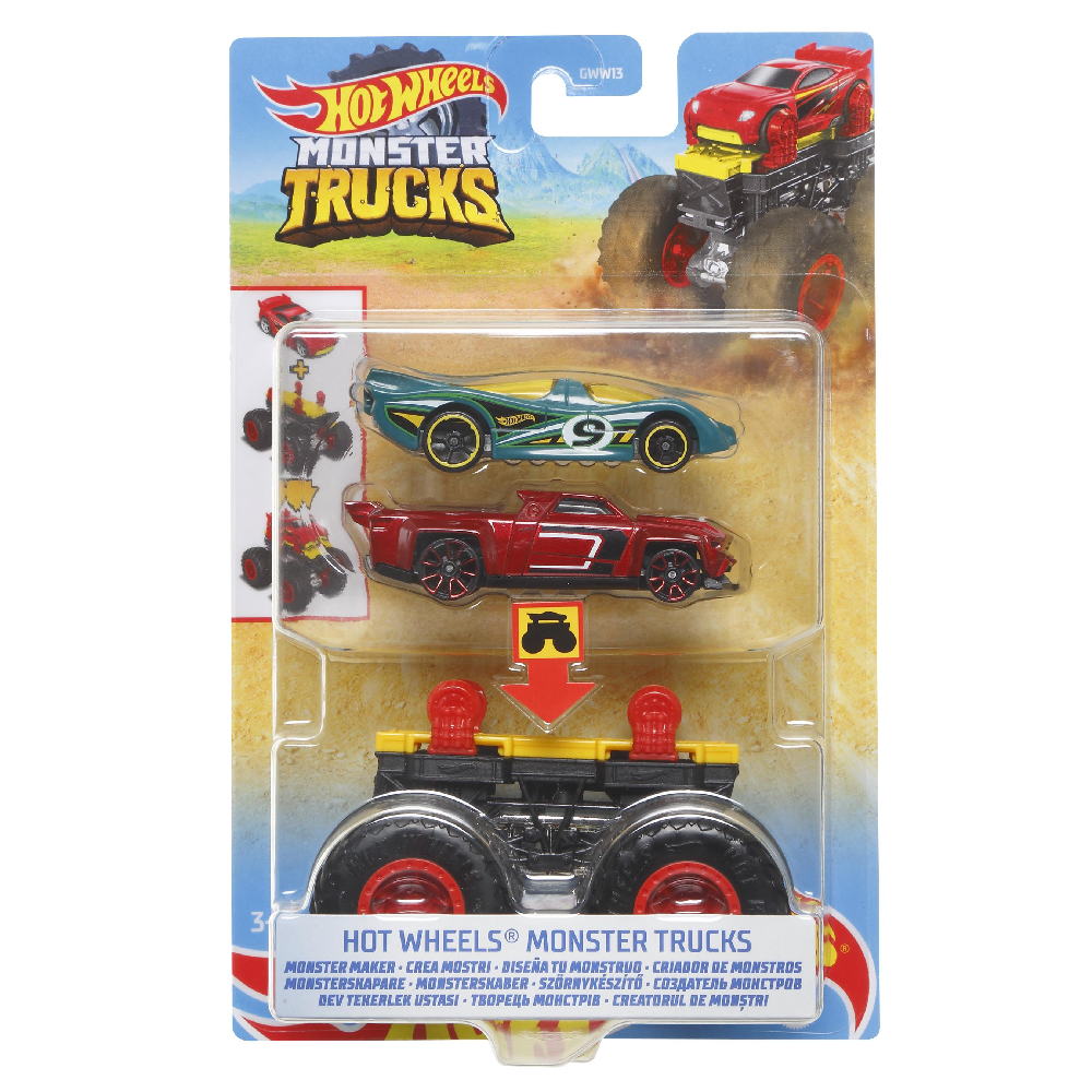 Mattel Hot Wheels - Monster Trucks Maker HDV03 (GWW13)