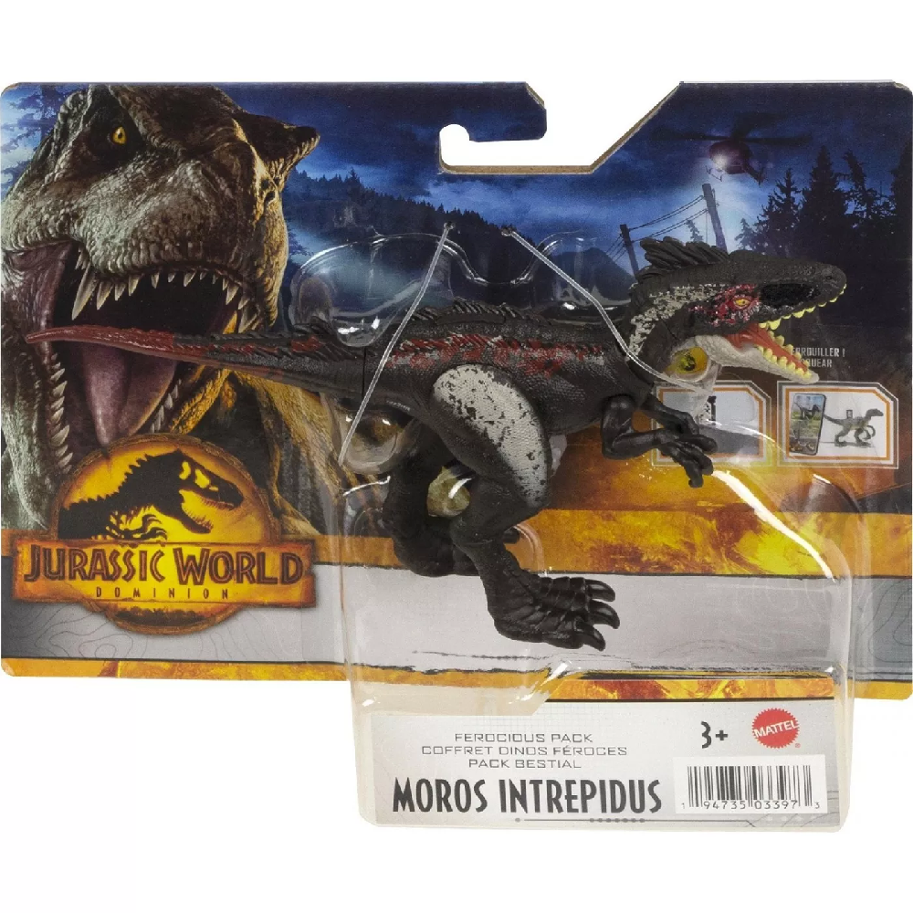 Mattel Jurassic World - Dominion, Ferocious Pack, Moros Intrepidus HDX29 (HDX18)