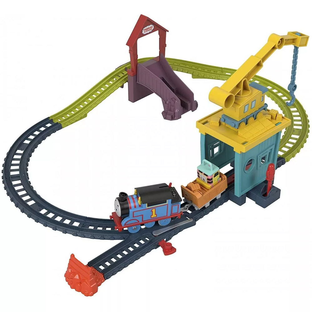 Fisher Price Thomas & Friends - Πίστα Και Σταθμός Επισκευών Με Την Κάρλι Και Τη Σάντι HDY58