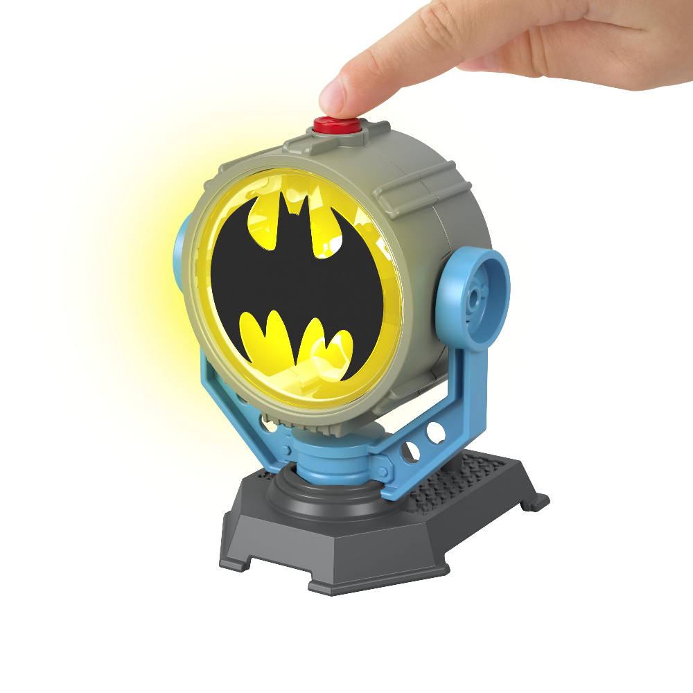 Mattel Imaginext – DC Super Friends, Bat-Tech Bat-Signal Φιγούρες Σετ Των 4 HFD47