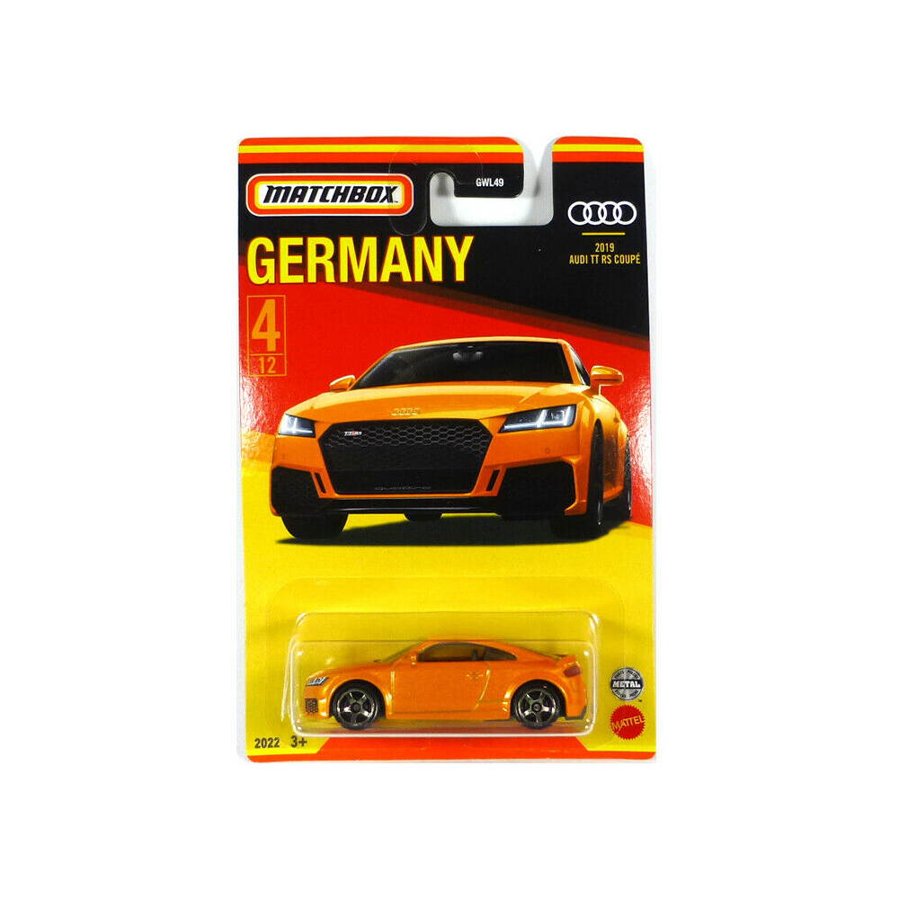 Mattel Matchbox - Αυτοκινητάκι Γερμανικό Μοντέλο, 2019 Audi TT Rs Coupe HFH47 (GWL49)