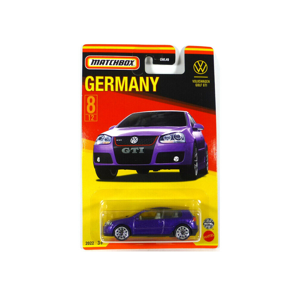 Mattel Matchbox - Αυτοκινητάκι Γερμανικό Μοντέλο, Volkswagen Golf Gti HFH51 (GWL49)