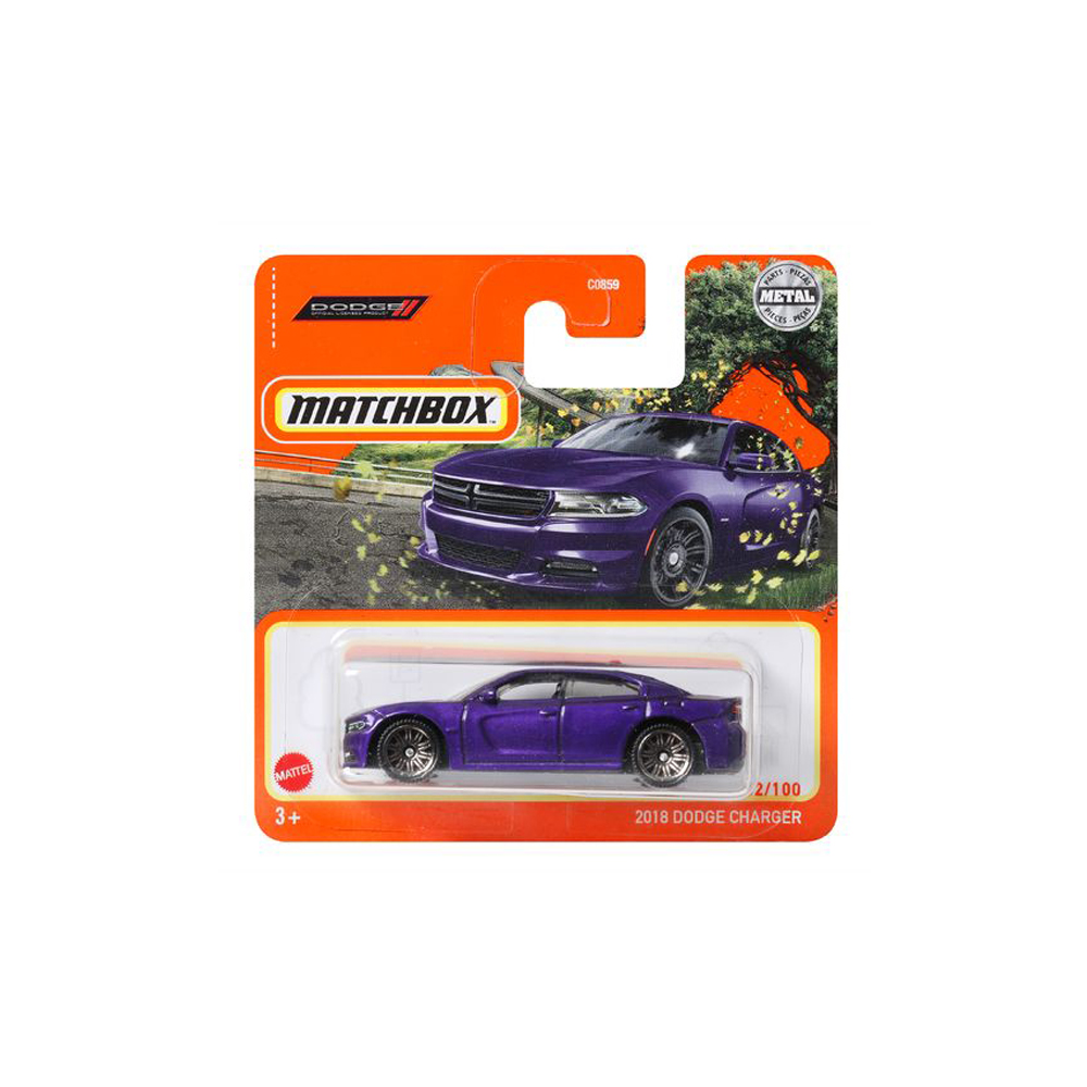 Mattel Matchbox - Αυτοκινητάκι, 2016 Dodge Charger (52/100) HFR93 (C0859)