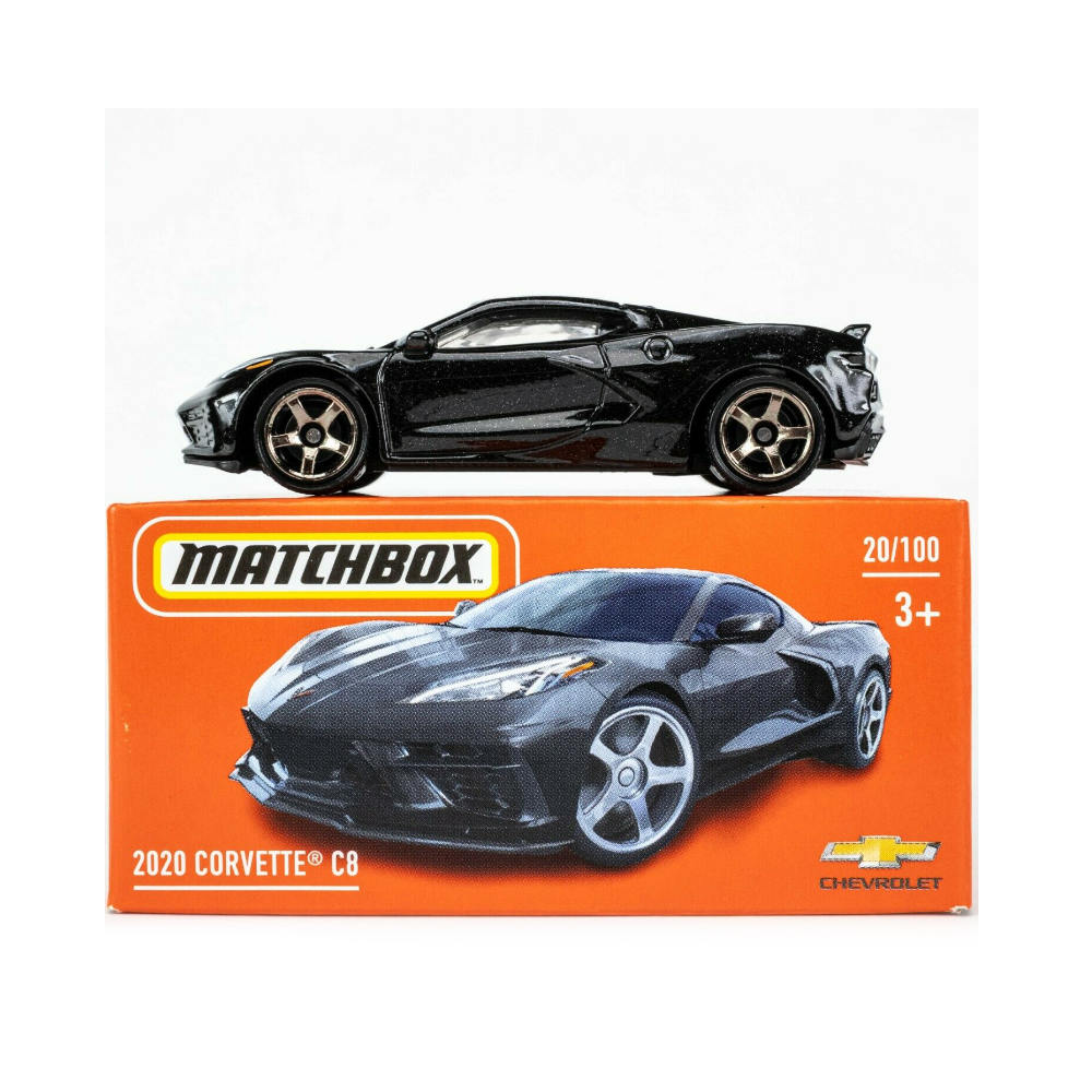 Mattel Matchbox - Αυτοκινητάκι Σε Κουτί, 2020 Corvette C8 (20/100) HFV39 (DNK70)