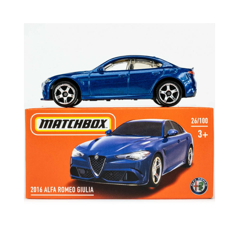Mattel Matchbox - Αυτοκινητάκι Σε Κουτί, 2016 Alfa Romeo Giulia (26/100) HFV44 (DNK70)