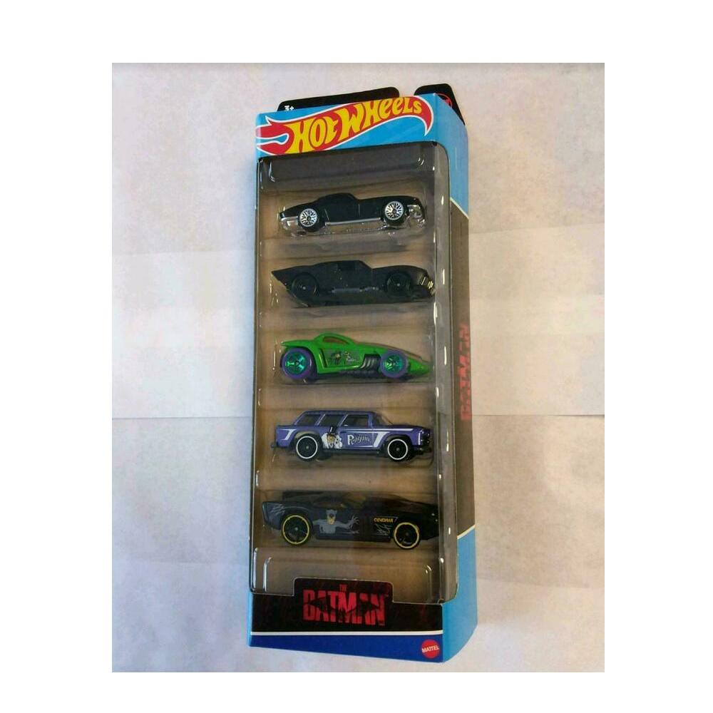 Mattel Hot Wheels – Αυτοκινητάκια 1:64 Σετ Των 5, The Batman HFV88 (01806)