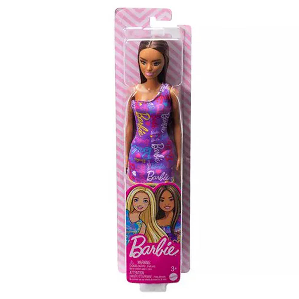 Mattel Barbie -  Λουλουδάτα Φορέματα - Μωβ HGM57 (GBK92)