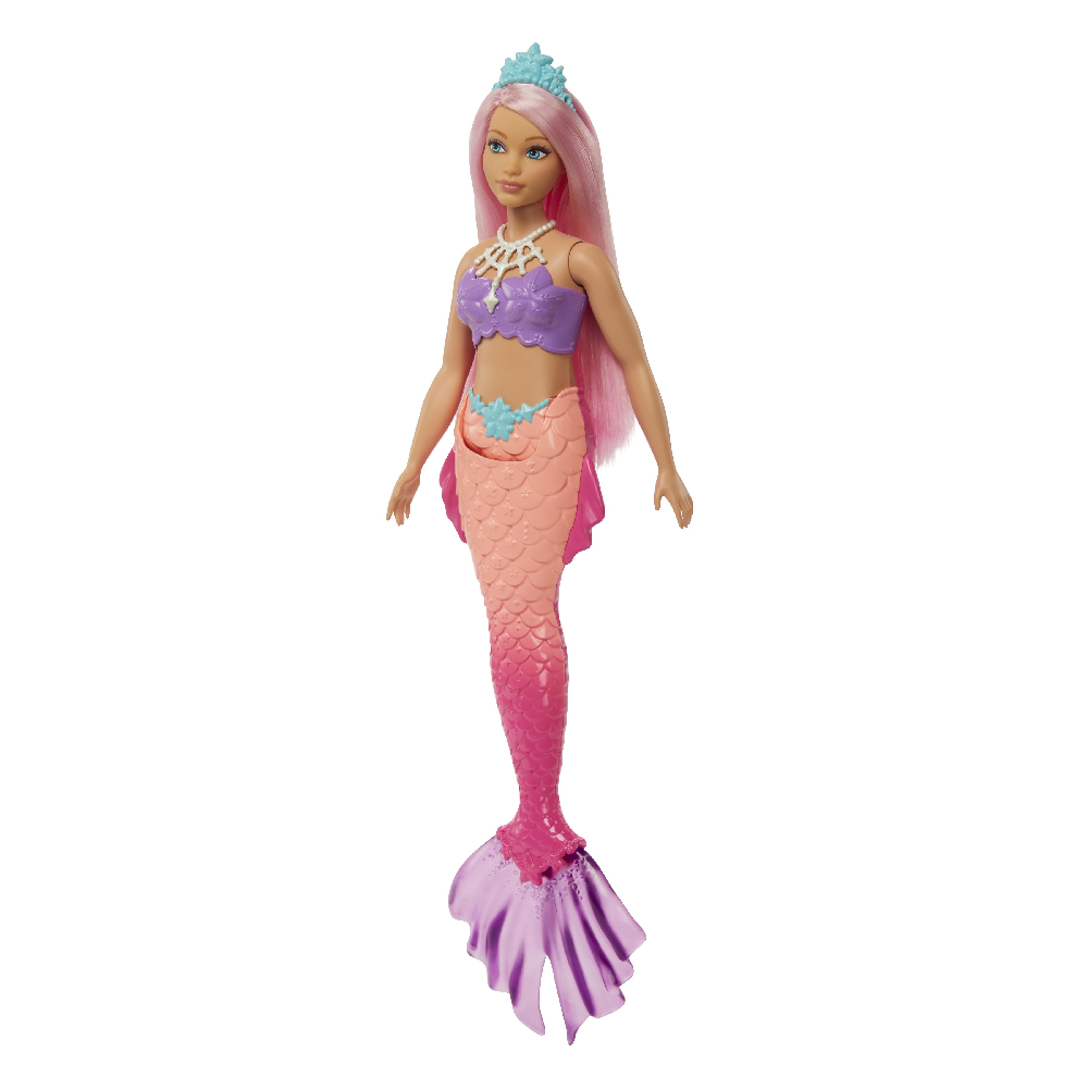 Mattel Barbie - Dreamtopia Γοργόνα, With Pink Ombre Mermaid Tail And Tiara HGR09 (HGR08)