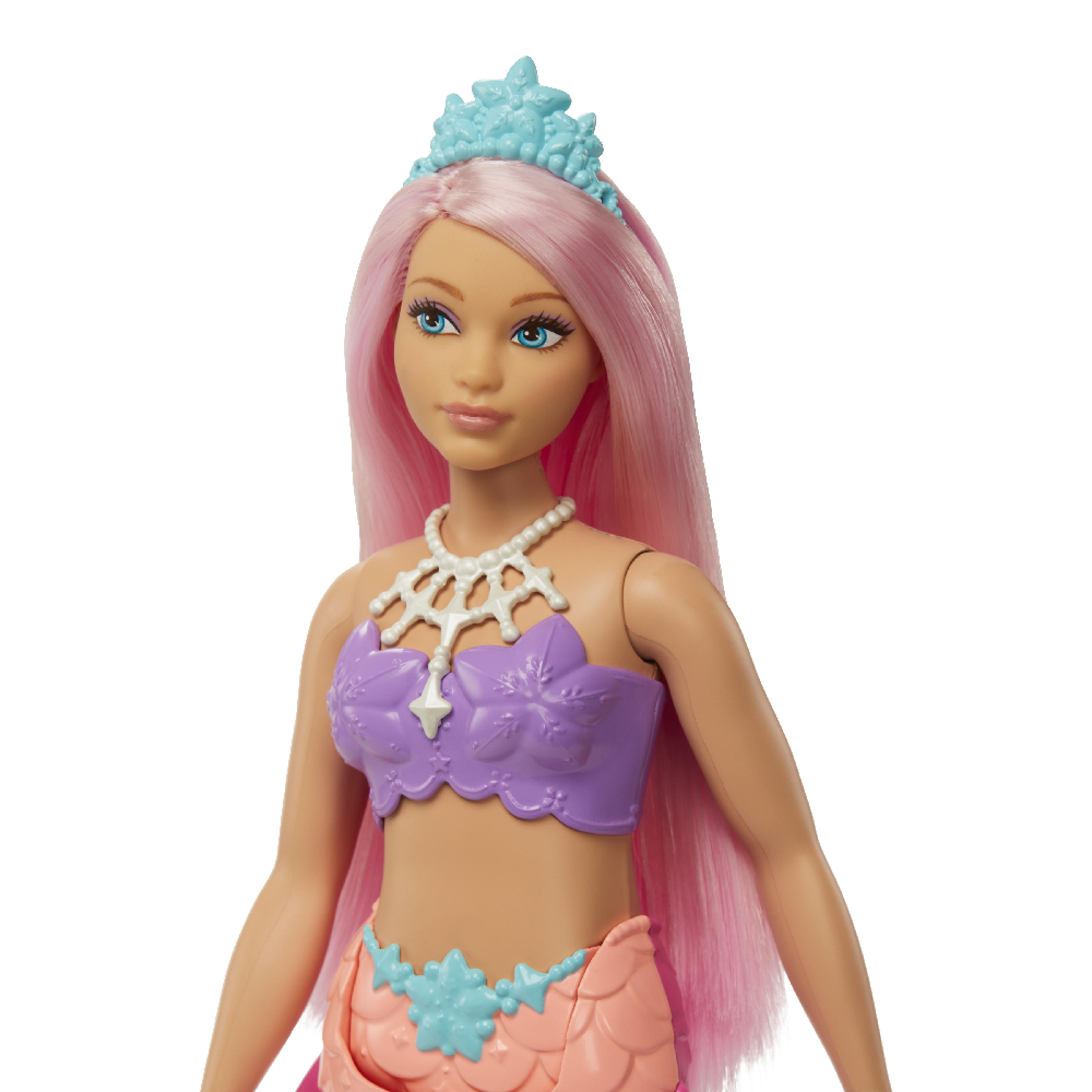 Mattel Barbie - Dreamtopia Γοργόνα, With Pink Ombre Mermaid Tail And Tiara HGR09 (HGR08)