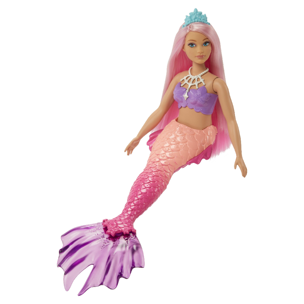 Mattel Barbie - Dreamtopia Γοργόνα, With Pink Ombre Mermaid Tail And Tiara HGR09 (HGR08)