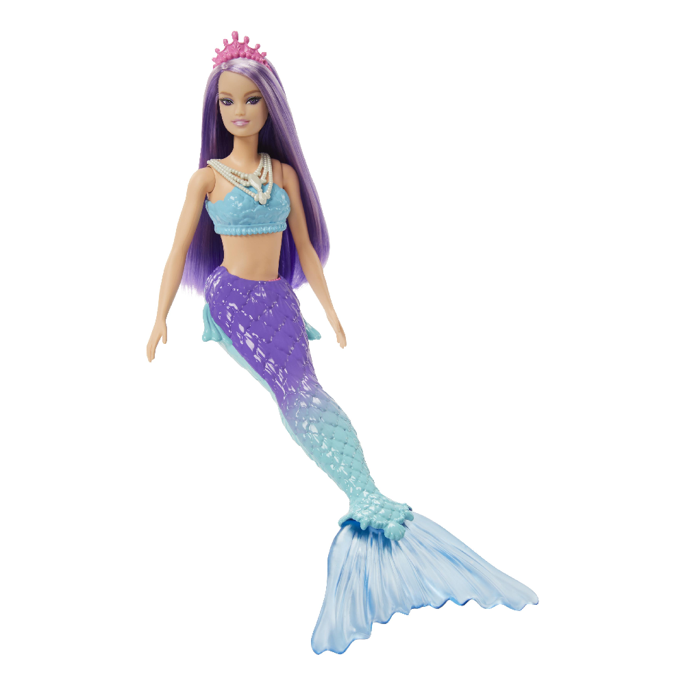 Mattel Barbie - Dreamtopia Γοργόνα, With Blue & Purple Ombre Mermaid Tail And Tiara HGR10 (HGR08)