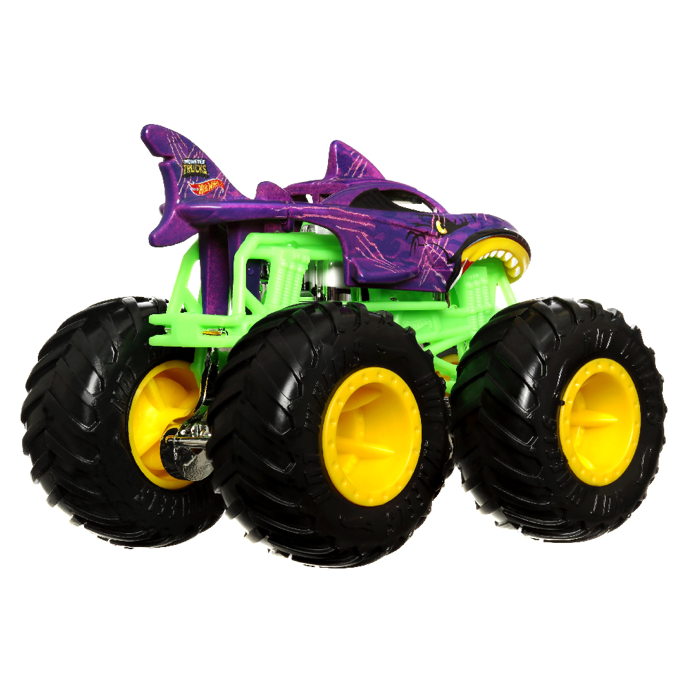 Mattel Hot Wheels - Monster Trucks, Color Shifters, Shark Wreak HGX09 (HGX06)