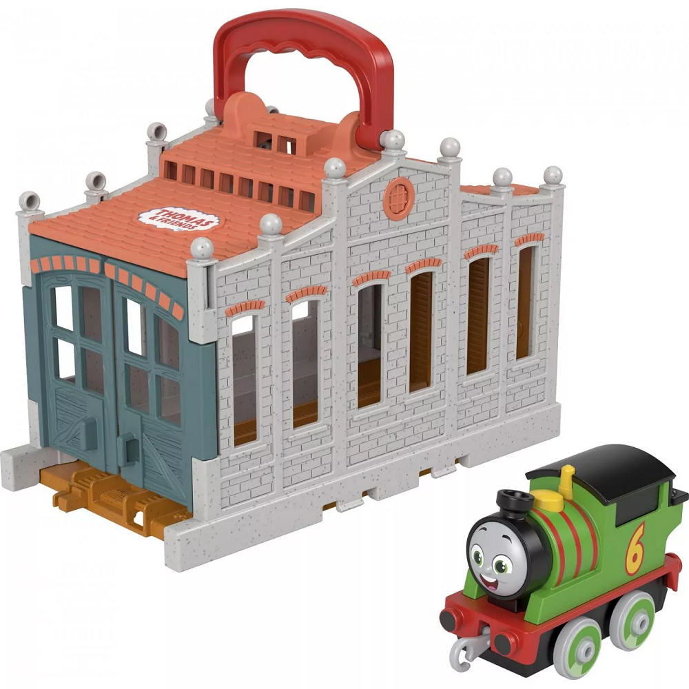 Fisher Price Thomas & Friends - Φορητός Σταθμός Τρένων, Percy HGX72 (HGX68)