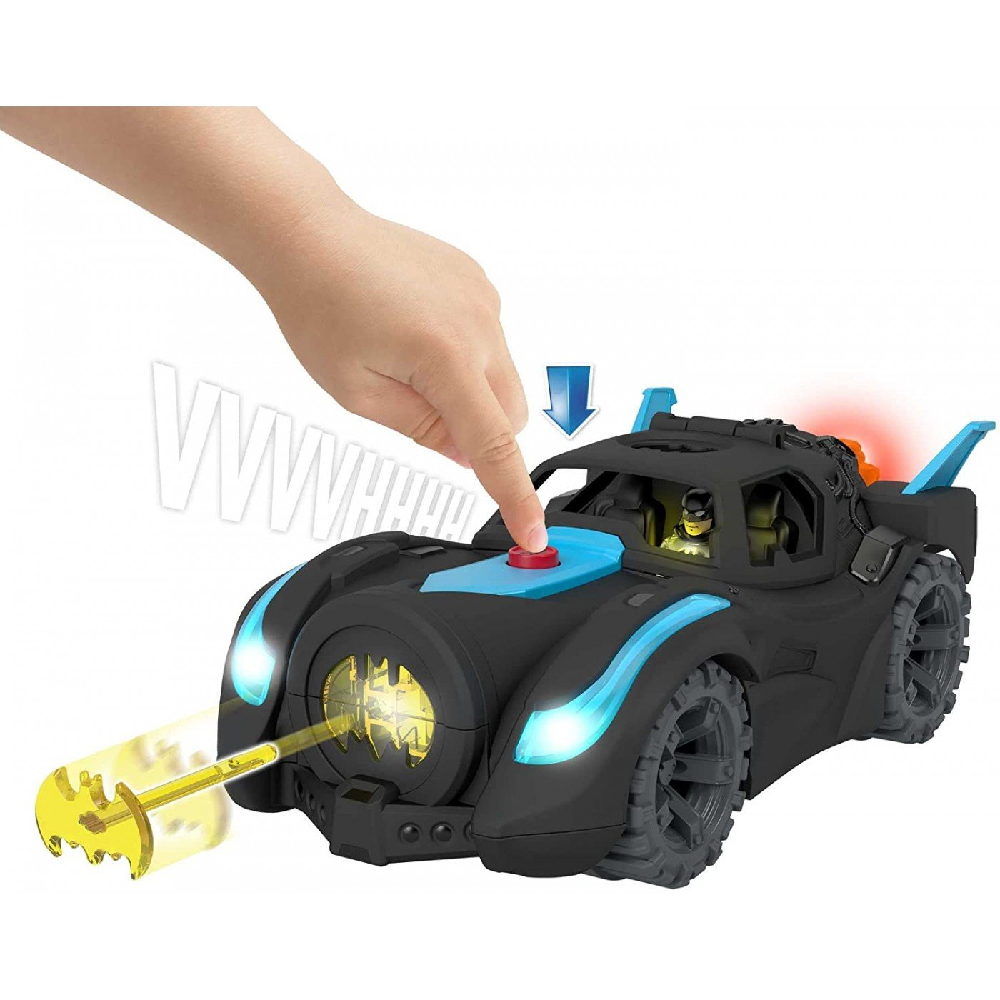 Fisher Price - Imaginext, DC Super Friends, Batmobile Με Φώτα Και Ήχους HGX96