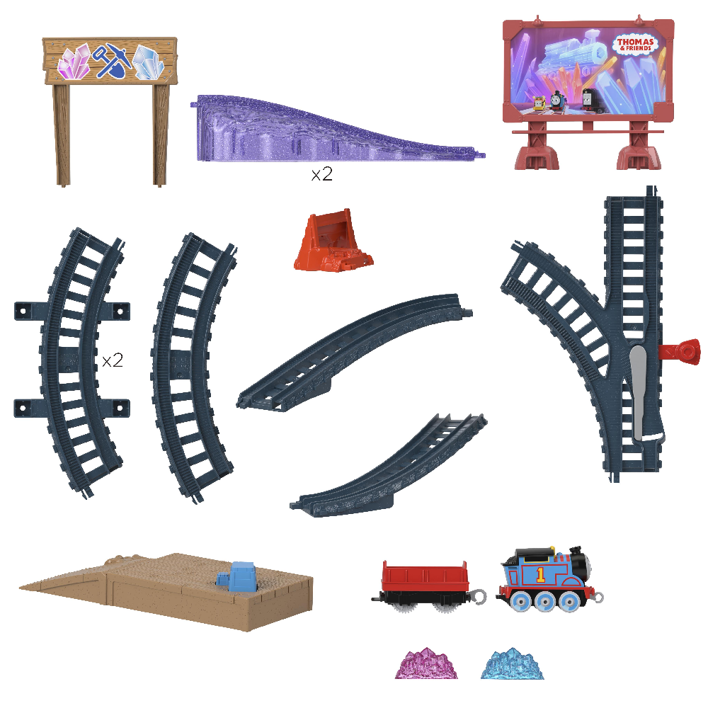 Fisher Price Thomas & Friends - Αγαπημένες Διαδρομές Του Τόμας Και Των Φίλων Του, Crystal Mines Thomas HGY83 (HGY82)