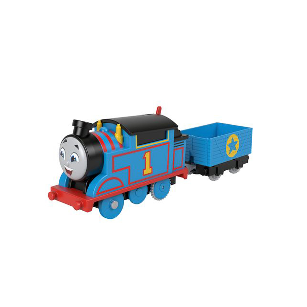 Fisher Price Thomas & Friends - Μηχανοκίνητο Τρένο Με Βαγόνι, Thomas HHD44 (HFX94/HFX96)