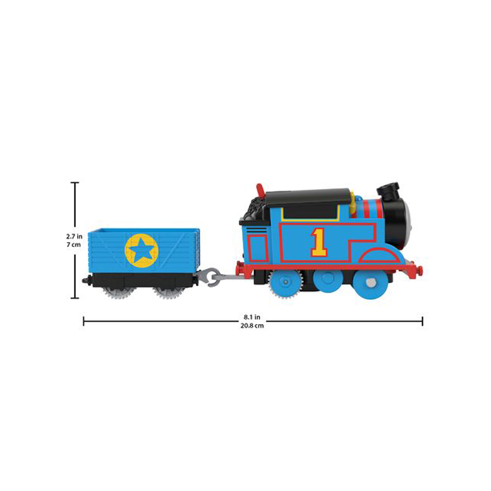 Fisher Price Thomas & Friends - Μηχανοκίνητο Τρένο Με Βαγόνι, Thomas HHD44 (HFX94/HFX96)