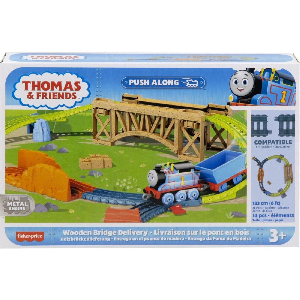 Fisher Price Thomas & Friends - Αγαπημένες Διαδρομές Του Τόμας Και Των Φίλων Του, Wooden Bridge Delivery HHV79 (HGY82)