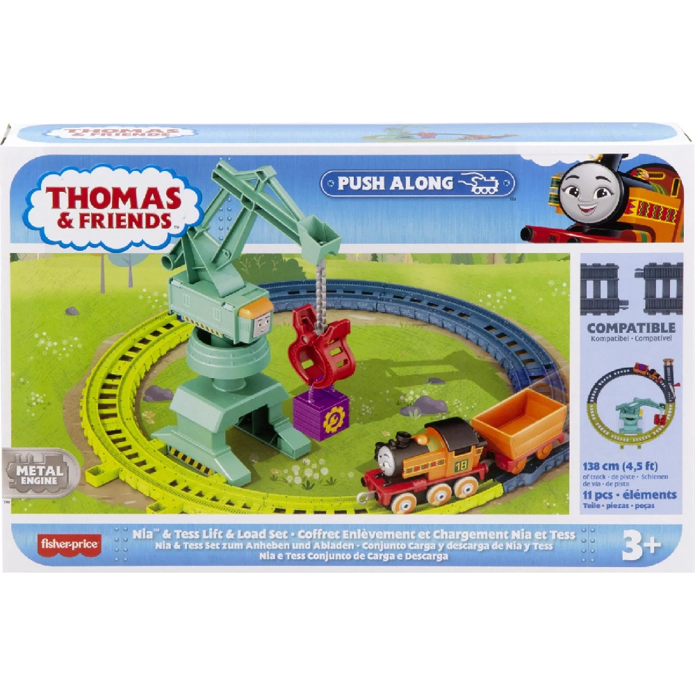 Fisher Price Thomas & Friends - Αγαπημένες Διαδρομές Του Τόμας Και Των Φίλων Του, Nia And Tess Lift Load Set HHV80 (HGY82)