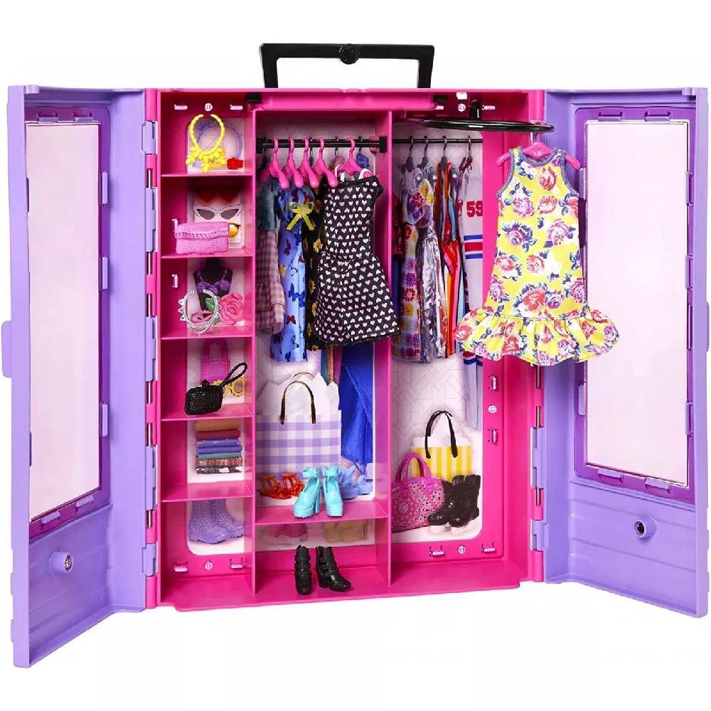 Mattel Barbie - Ντουλάπα με Κούκλα HJL66