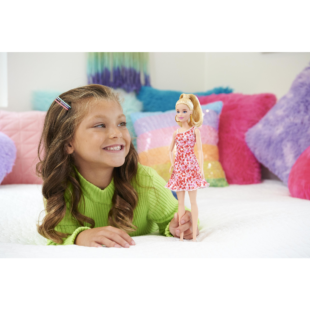 Mattel Barbie - Fashionistas Doll, No.205 Pink Floral Dress HJT02 (FBR37)