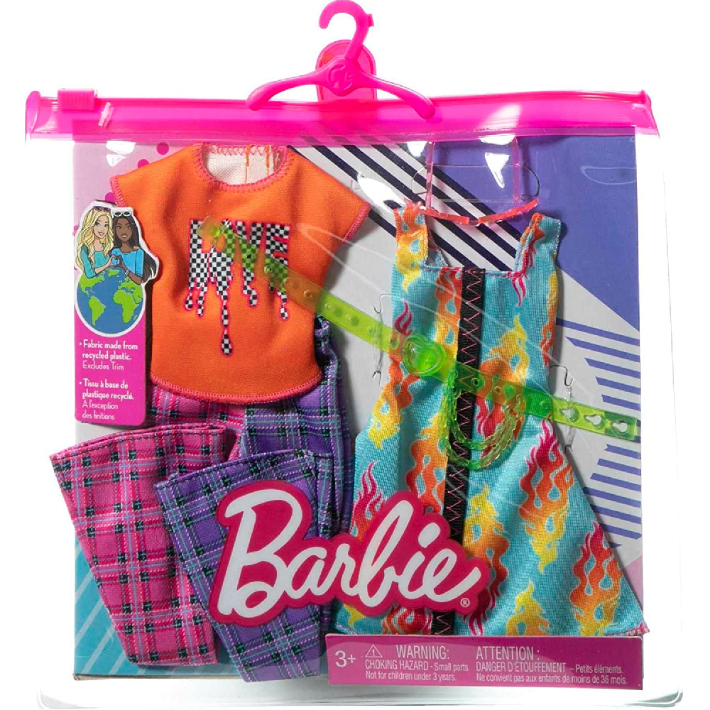 Mattel Barbie - Fashions 2-Pack Clothing Set, 2 Outfits For Doll HJT34 (GWC32)